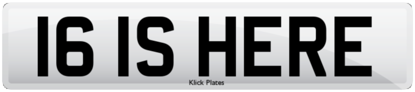 2016 Number Plates 16 Reg Number Plates